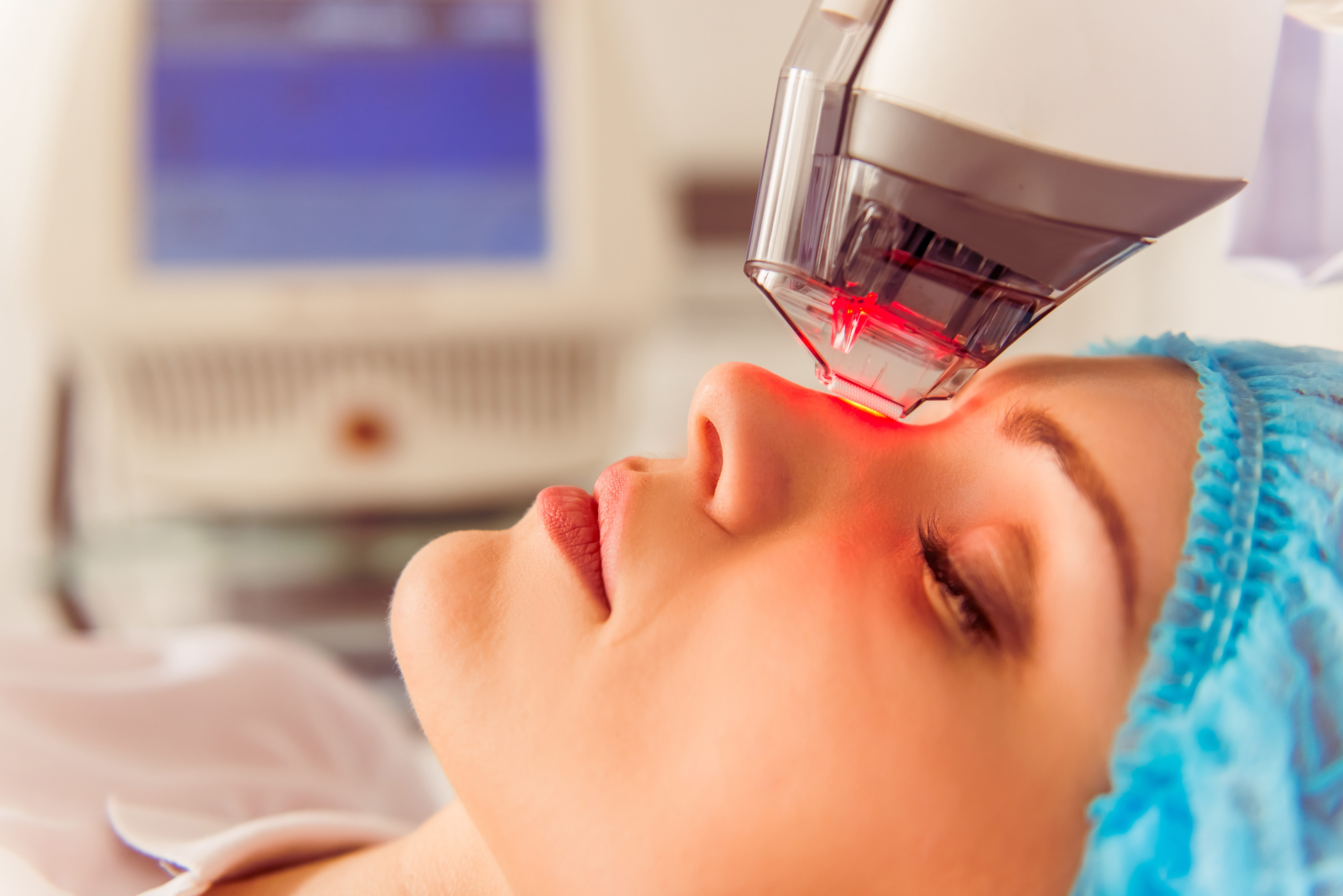 Woman at medical examination
